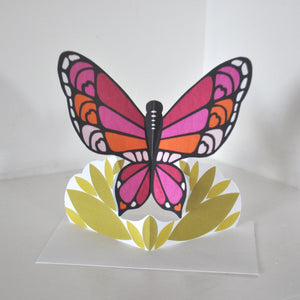 Butterfly Greetings Card - pack of 3