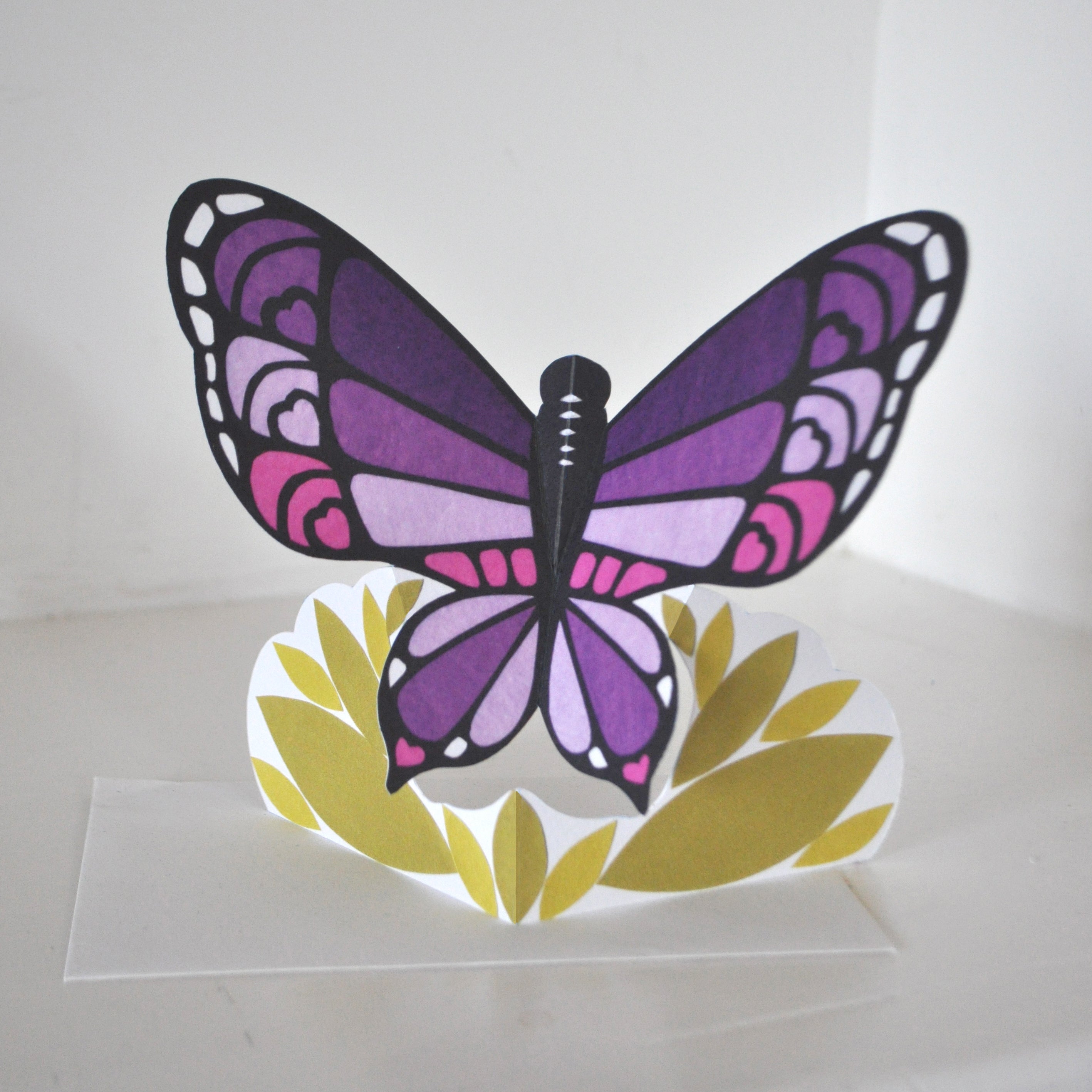 Butterfly Greetings Card - pack of 3