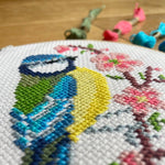 Load image into Gallery viewer, Blue Tit &amp; Blossom - PDF Pattern
