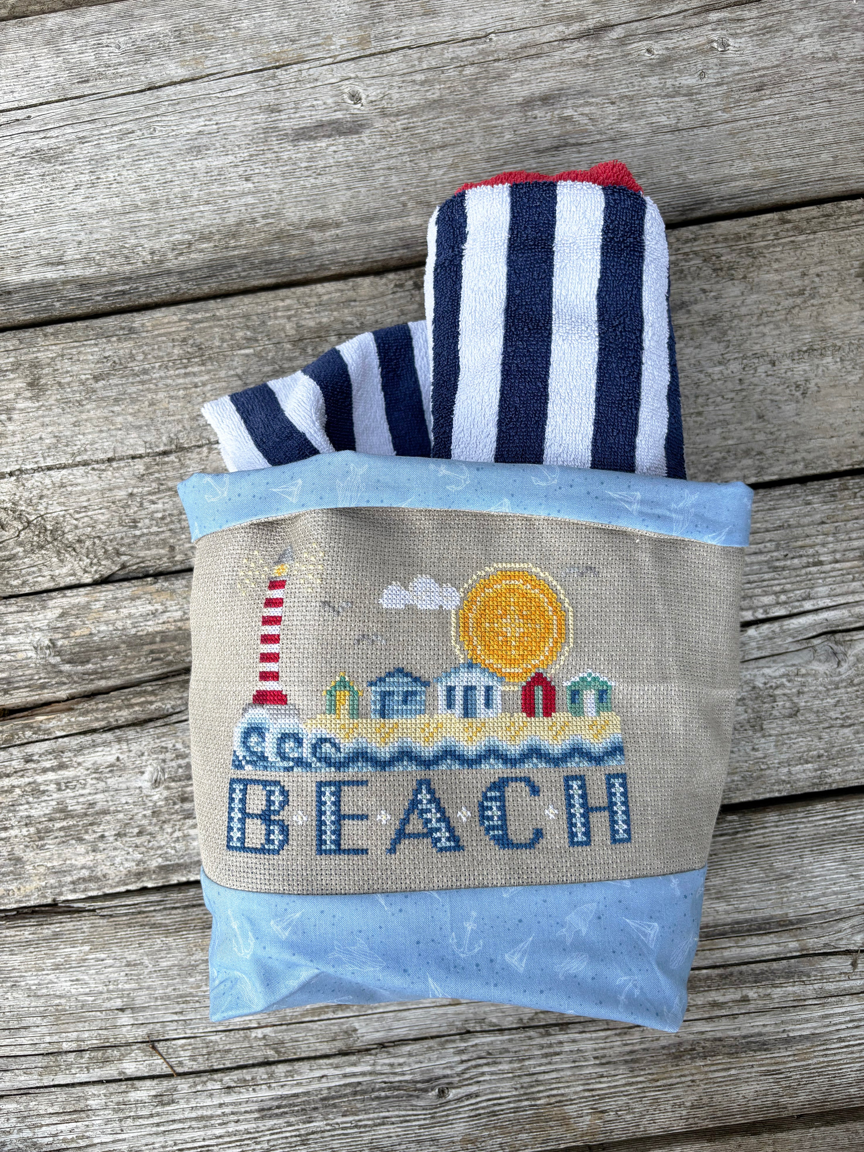 Beach Huts - PDF Pattern