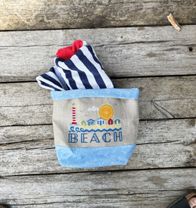 Beach Huts - PDF Pattern