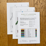 Load image into Gallery viewer, Blue Tit &amp; Blossom - Printed Chart
