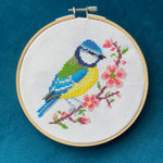 Load image into Gallery viewer, Blue Tit &amp; Blossom - Printed Chart
