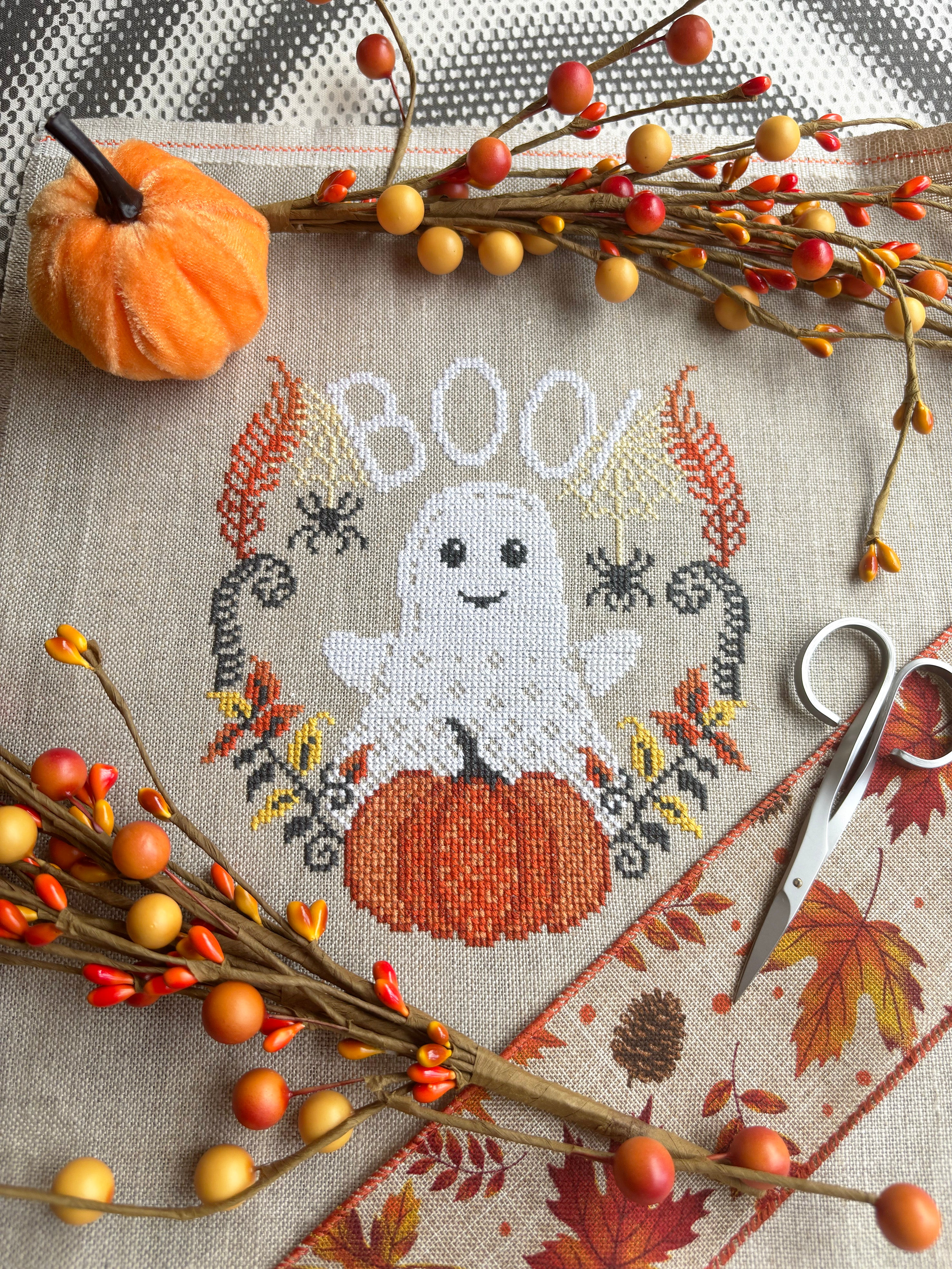 Boo Ghost - Cross Stitch Kit