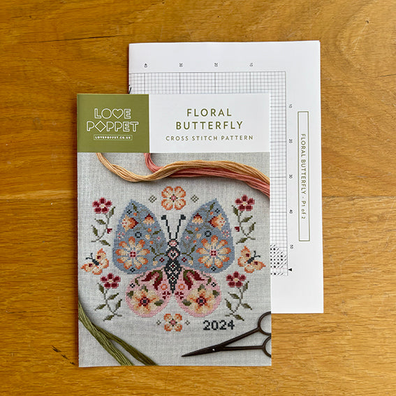 Floral Butterfly - Printed Pattern