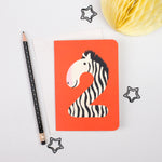 Load image into Gallery viewer, 2 - Zebra Animal Number Card
