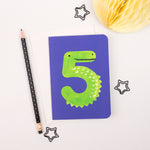 Load image into Gallery viewer, 5 - Crocodile Animal Number Card

