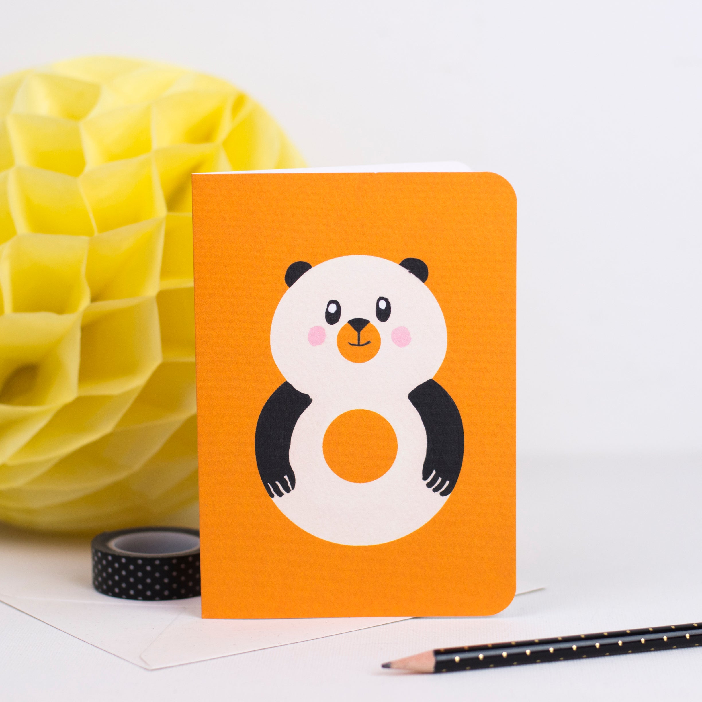 8 - Panda Animal Number Card