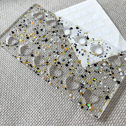 Gold and Black Confetti - Thread Sorter