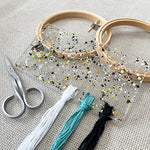 Load image into Gallery viewer, Gold and Black Confetti - Thread Sorter
