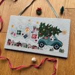 Load image into Gallery viewer, Driving Home for Christmas - Printed Pattern
