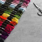 Load image into Gallery viewer, Dreaming of Winter - Mystery Stitch-a-long 5 Part - Fabric &amp; Floss Pack inc PDF Charts
