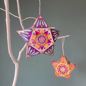 Folk Stars DIY Paper Decorations