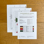 Load image into Gallery viewer, Gingerbread House - Printed Pattern
