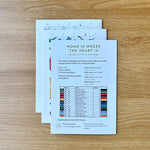 Load image into Gallery viewer, Home Is Where The Heart Is - Printed Chart
