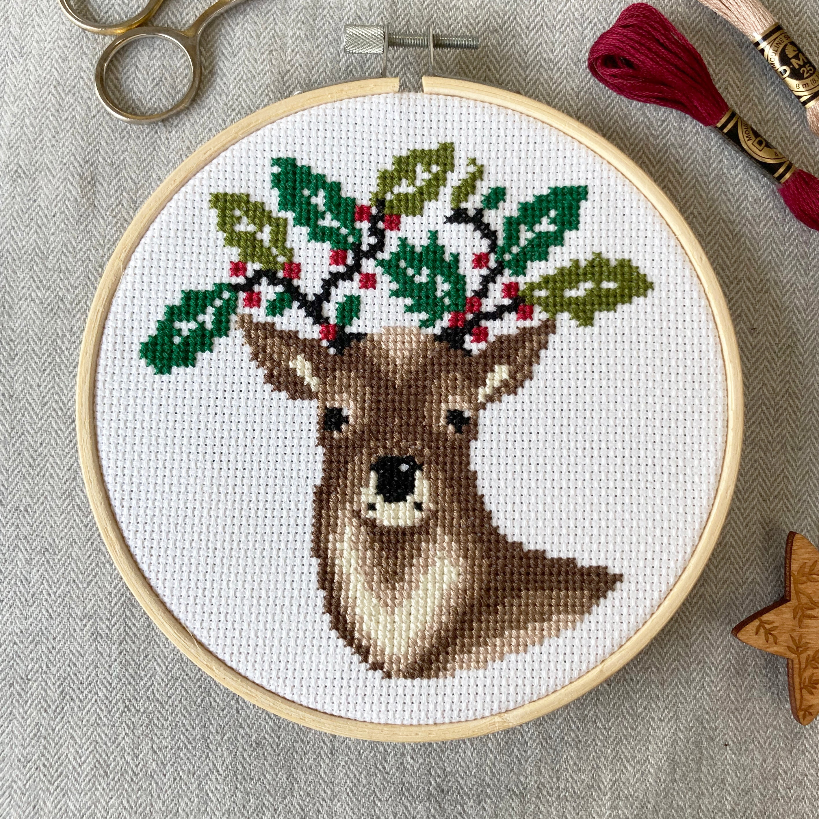 Holly Deer - Printed Pattern
