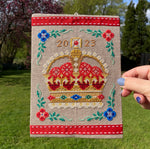 Load image into Gallery viewer, Coronation Crown - Printed Pattern
