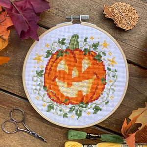 Pumpkin and Stars - Printed Chart