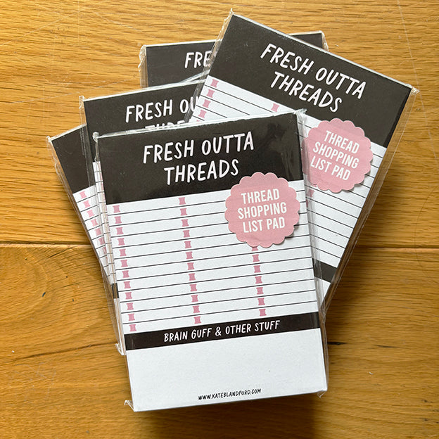 Thread Shopping List Pad - By Kate Blandford