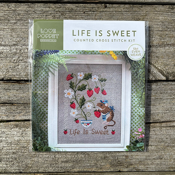 Life Is Sweet - Cross Stitch Kit