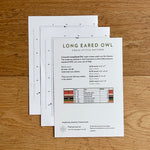 Load image into Gallery viewer, Long Eared Owl - Printed Chart
