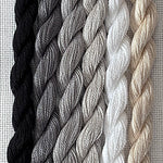Load image into Gallery viewer, Greyscale - Perle 12 Cotton Thread (6 Colour Pack)
