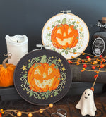 Load image into Gallery viewer, Pumpkin and Stars - Printed Chart
