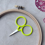 Load image into Gallery viewer, Big Ring Scissors - Lemon Yellow
