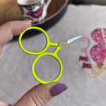 Load image into Gallery viewer, Big Ring Scissors - Lemon Yellow
