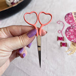 Load image into Gallery viewer, Heart Shaped Scissors - Peach
