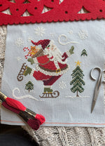 Load image into Gallery viewer, Skating Santa - Cross Stitch Kit
