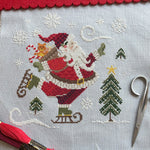 Load image into Gallery viewer, Skating Santa - Printed Chart
