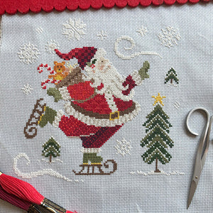 Skating Santa - Printed Chart