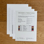 Load image into Gallery viewer, Season's Tweetings - Printed Chart
