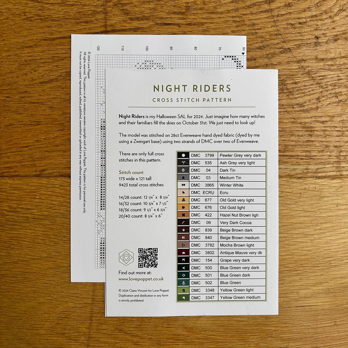 Night Riders - Printed Pattern