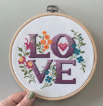 Load image into Gallery viewer, Love - A Four Letter Floral - PDF Pattern
