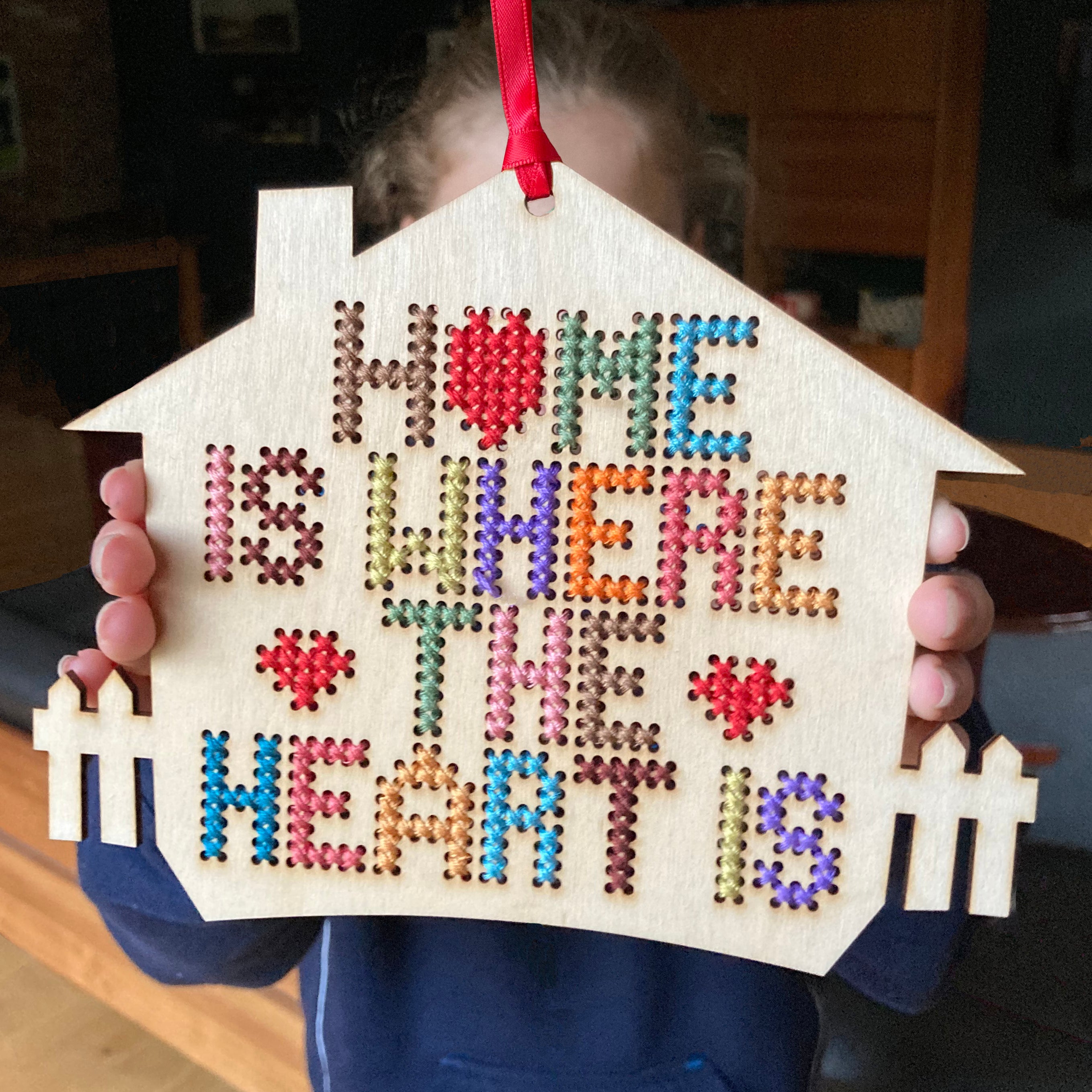 Home Is Where The Heart Is - Cross Stitch Embroidery Kit