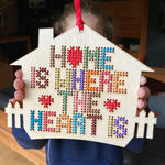 Load image into Gallery viewer, Home Is Where The Heart Is - Cross Stitch Embroidery Kit
