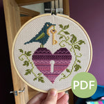 Load image into Gallery viewer, Key To My Heart - PDF Pattern
