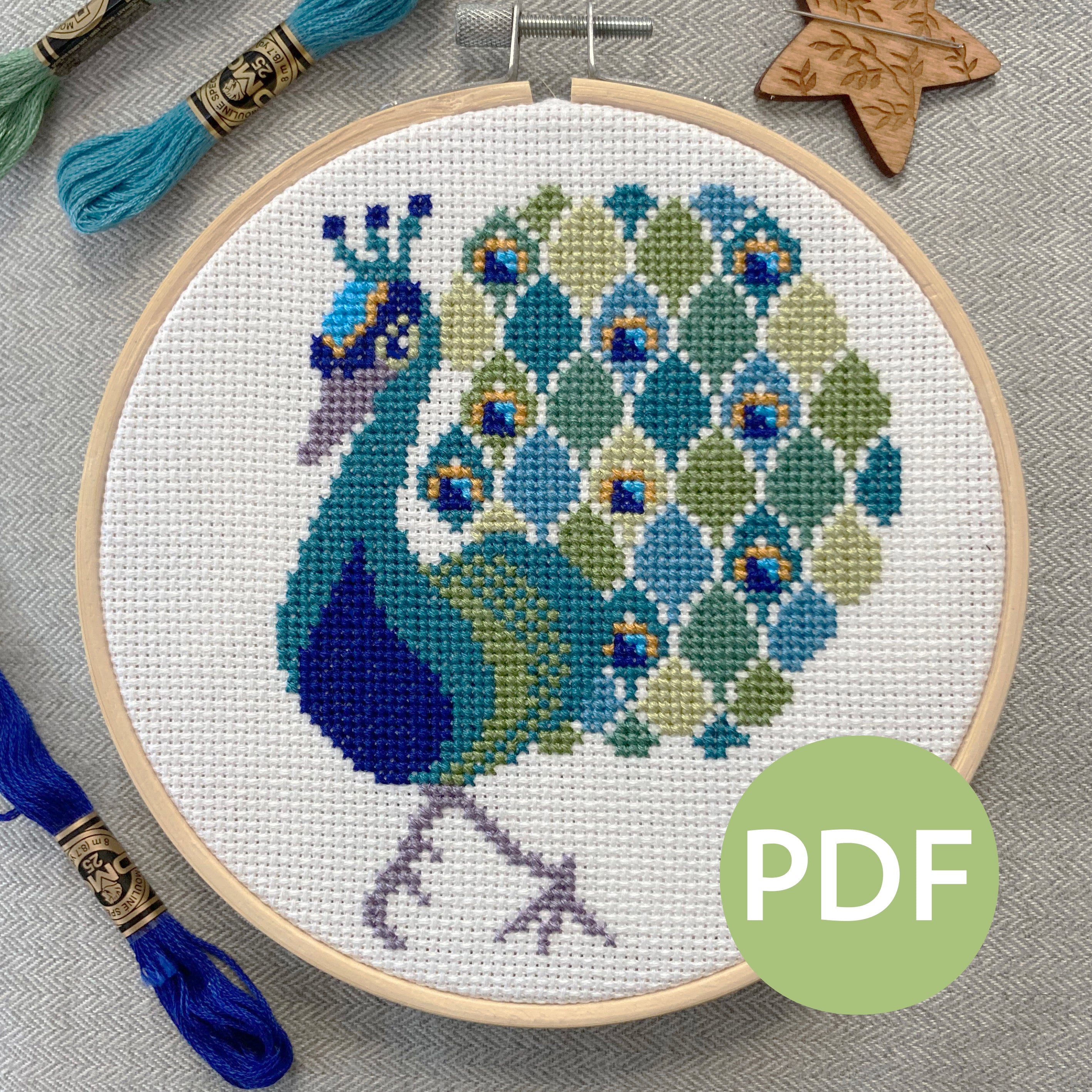 Peppa Peacock - PDF Pattern