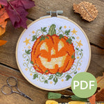 Load image into Gallery viewer, Pumpkin and Stars - PDF Pattern
