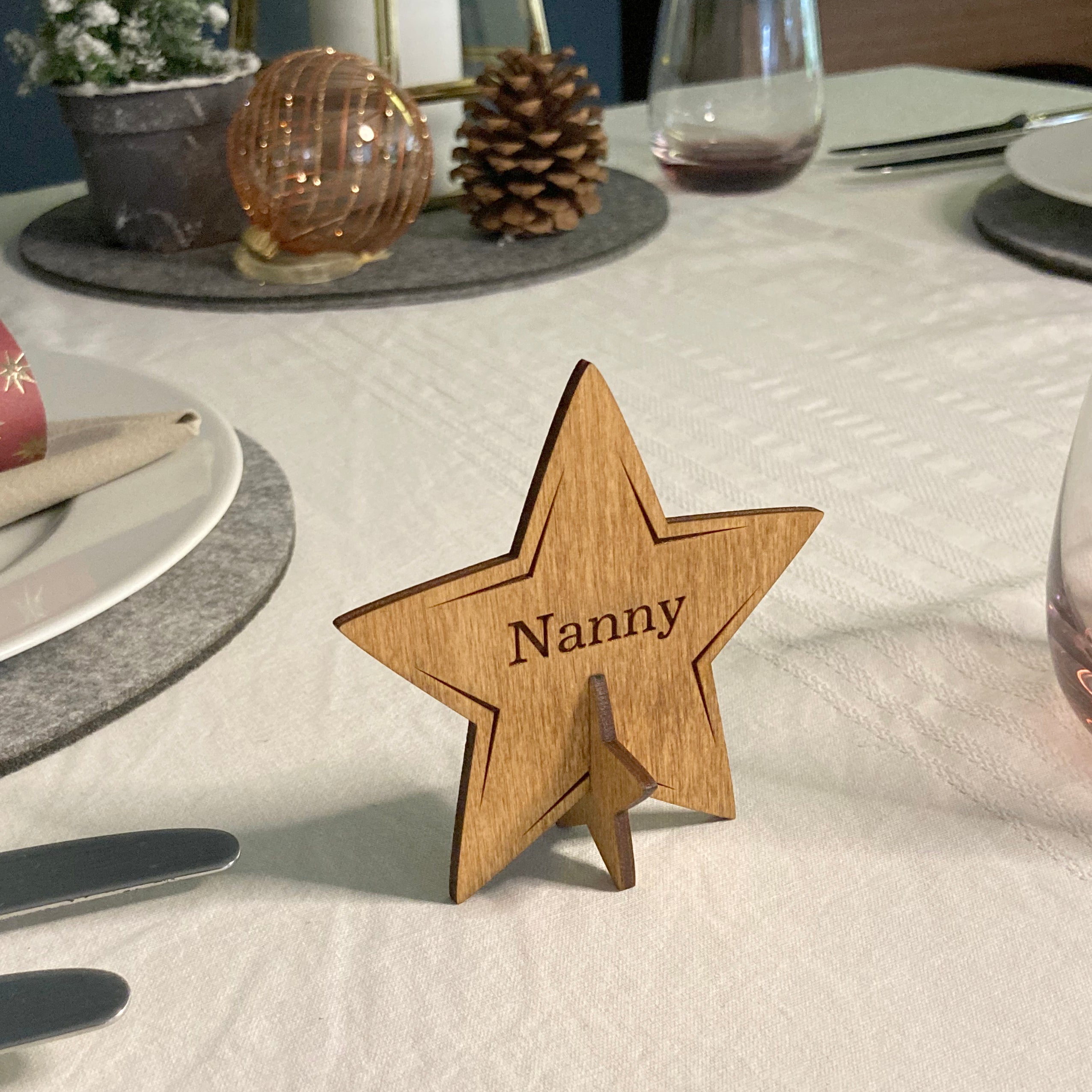 Personalised Star - Place Setting